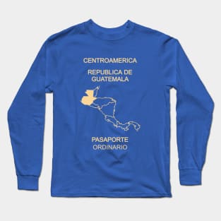 Guatemala passport Long Sleeve T-Shirt